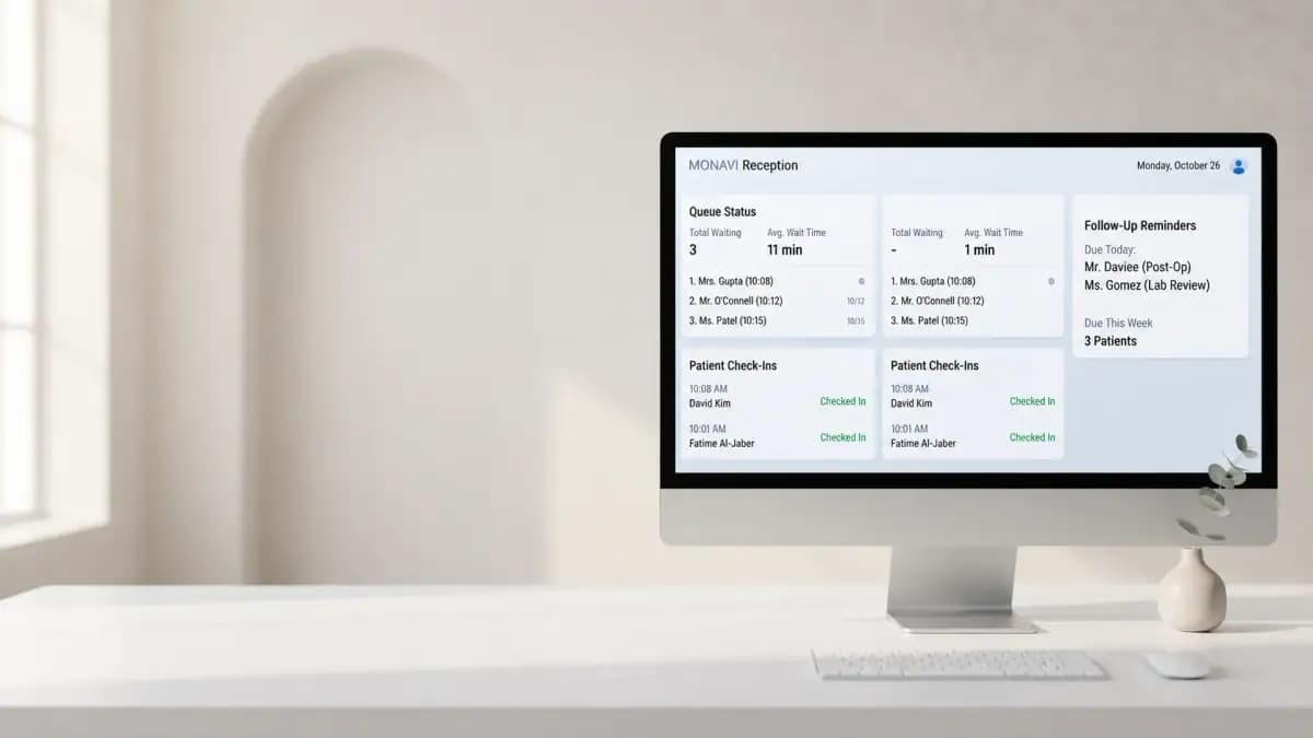 Service data banner